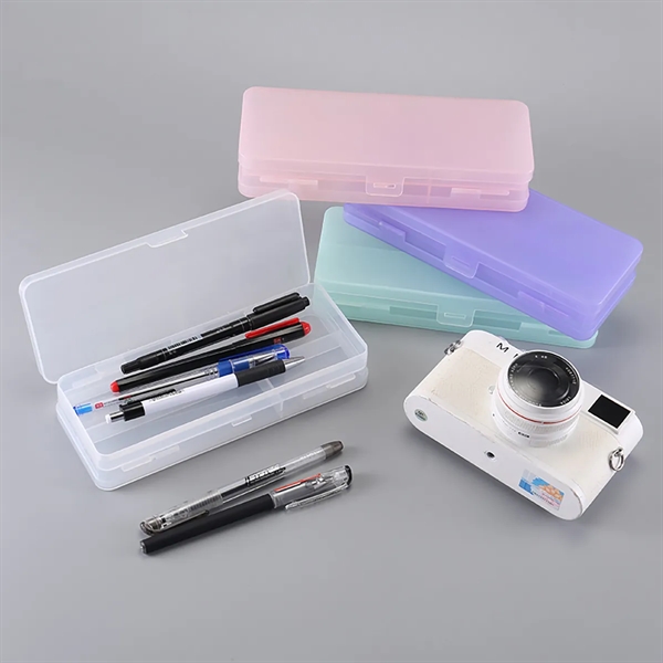 Plastic Pencil Case - Plastic Pencil Case - Image 2 of 2