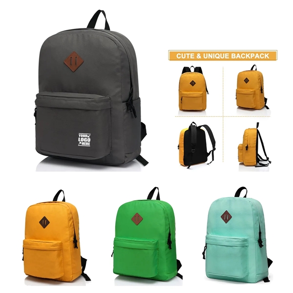 Customized Lightweight Classic Basic Backpack for School - Customized Lightweight Classic Basic Backpack for School - Image 0 of 2