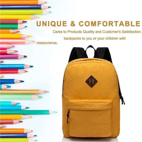 Customized Lightweight Classic Basic Backpack for School - Customized Lightweight Classic Basic Backpack for School - Image 2 of 2