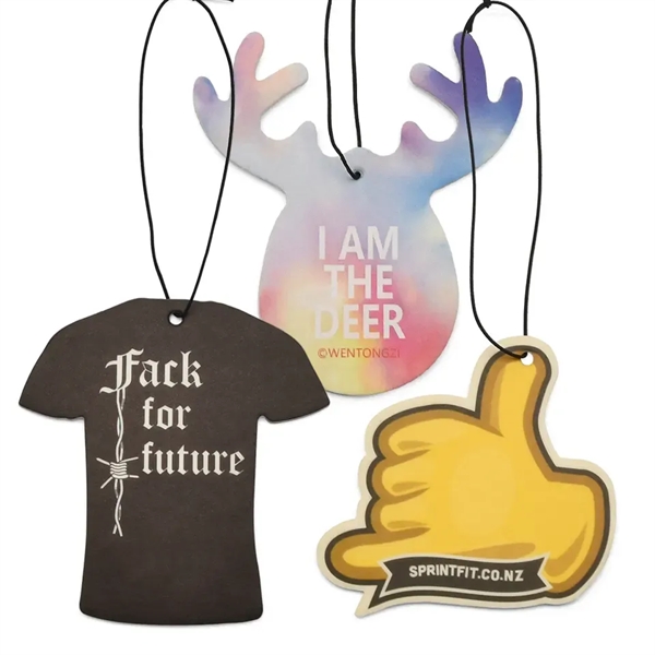 Custom Shaped Paper Air Freshener - Custom Shaped Paper Air Freshener - Image 2 of 3