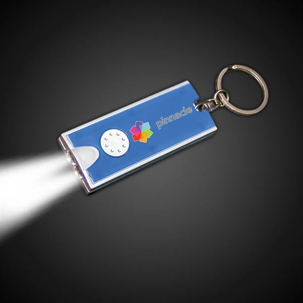 2 1/2" Rectangle Light Up Key Chain Flashlight - 2 1/2" Rectangle Light Up Key Chain Flashlight - Image 1 of 3