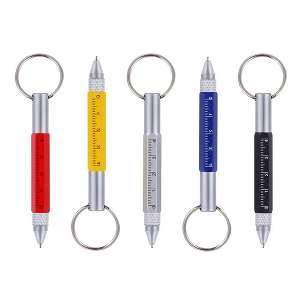 Multi Tool 6-In-1 Stylus Pen - Multi Tool 6-In-1 Stylus Pen - Image 1 of 2