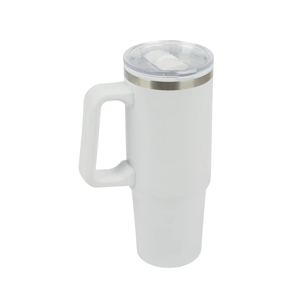 Zane 30 oz. Steel/PP Liner Travel Mug - Zane 30 oz. Steel/PP Liner Travel Mug - Image 9 of 13