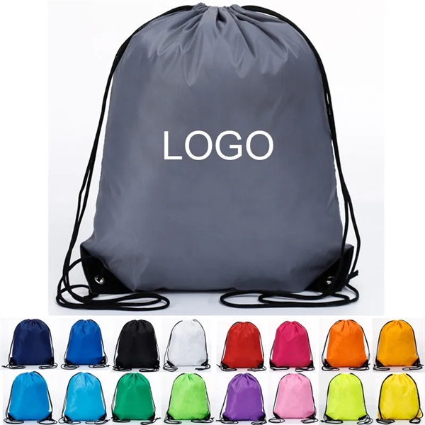 Waterproof Polyester Drawstring Bag - Waterproof Polyester Drawstring Bag - Image 0 of 18