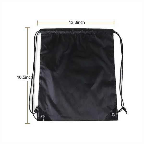 Waterproof Polyester Drawstring Bag - Waterproof Polyester Drawstring Bag - Image 1 of 18