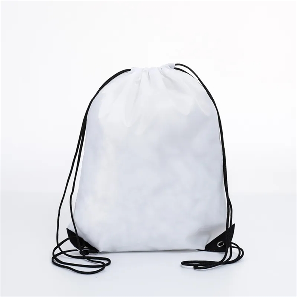 Waterproof Polyester Drawstring Bag - Waterproof Polyester Drawstring Bag - Image 3 of 18