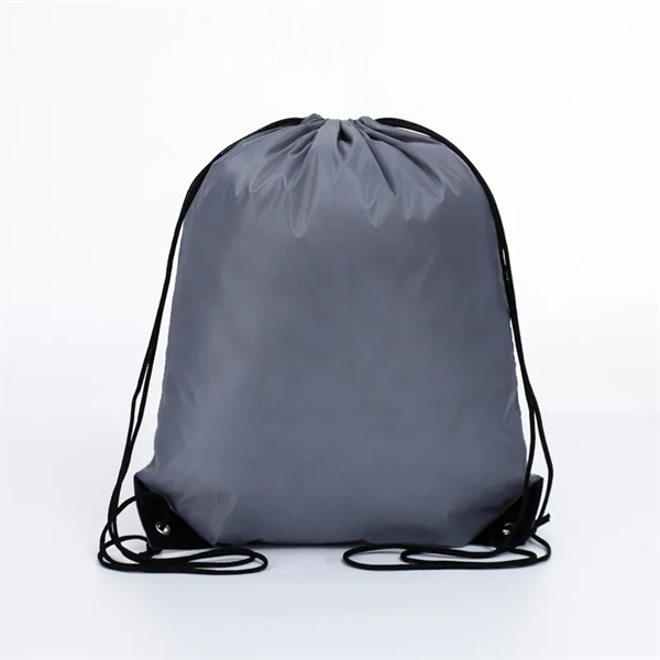 Waterproof Polyester Drawstring Bag - Waterproof Polyester Drawstring Bag - Image 4 of 18