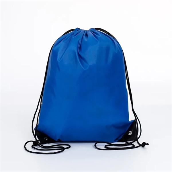 Waterproof Polyester Drawstring Bag - Waterproof Polyester Drawstring Bag - Image 6 of 18