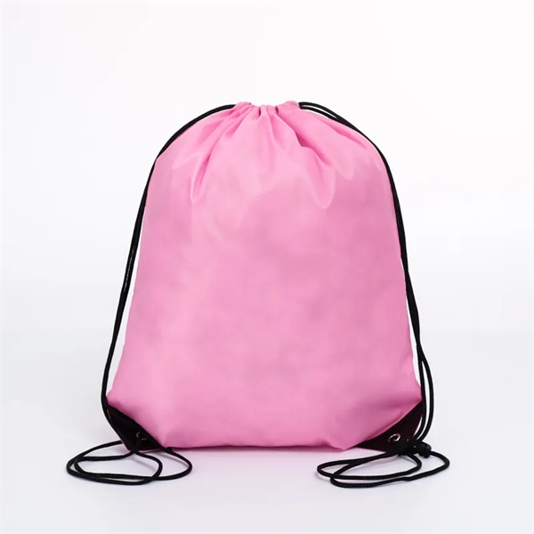 Waterproof Polyester Drawstring Bag - Waterproof Polyester Drawstring Bag - Image 10 of 18