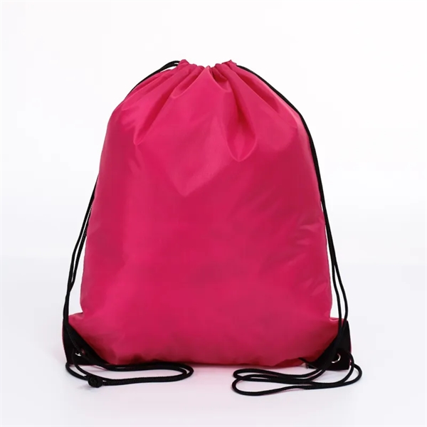 Waterproof Polyester Drawstring Bag - Waterproof Polyester Drawstring Bag - Image 12 of 18