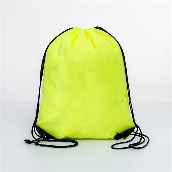 Waterproof Polyester Drawstring Bag - Waterproof Polyester Drawstring Bag - Image 16 of 18