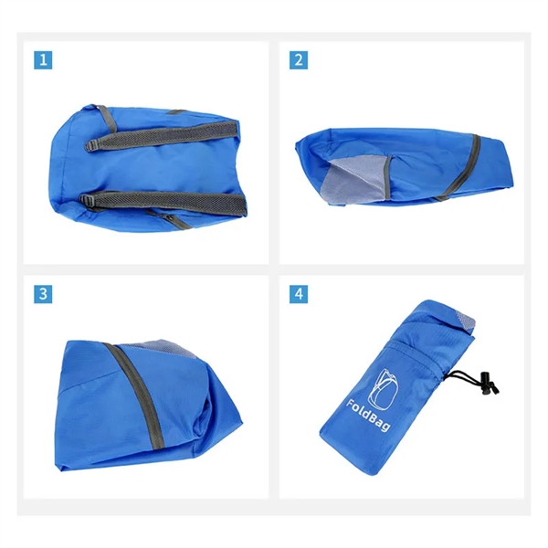 Outdoors Folding Waterproof Polyester Backpack - Outdoors Folding Waterproof Polyester Backpack - Image 1 of 10