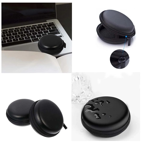 Eva Zipper Forte Ear Bud Charger Ultra Travel Kit -Black - Eva Zipper Forte Ear Bud Charger Ultra Travel Kit -Black - Image 1 of 1