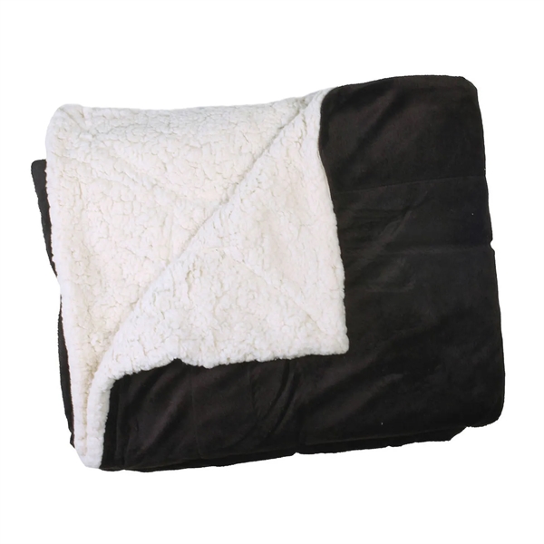 Lambswool Microsherpa Throw - Lambswool Microsherpa Throw - Image 1 of 14