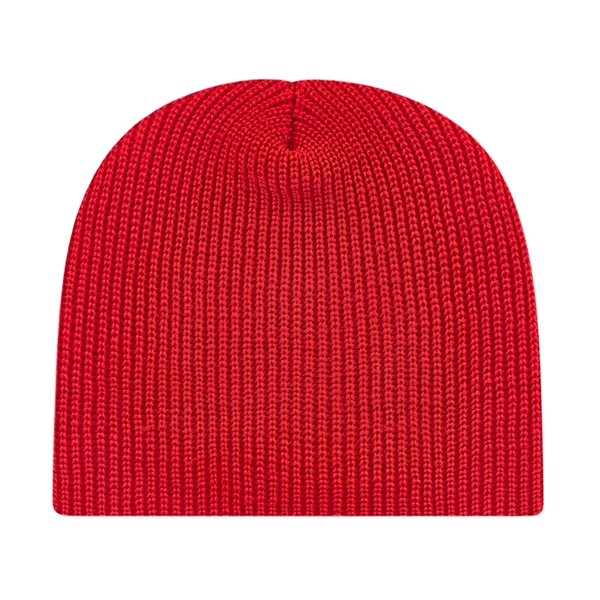 Ribbed Knit Beanie - Ribbed Knit Beanie - Image 5 of 7