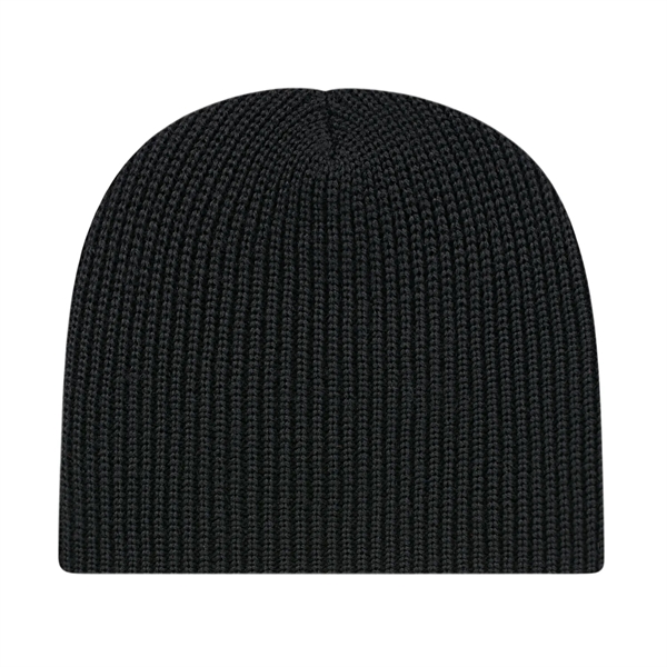 Custom Ribbed Knit Beanie