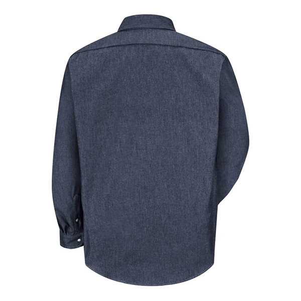 Red Kap Deluxe Denim Long Sleeve Shirt - Red Kap Deluxe Denim Long Sleeve Shirt - Image 2 of 2