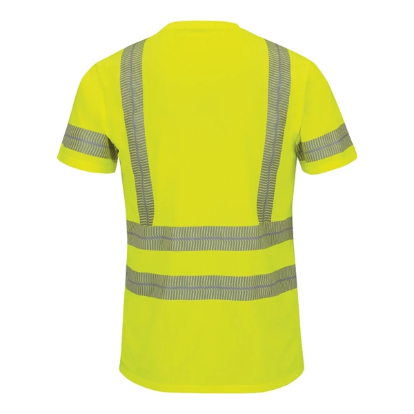 Red Kap High Visibility Short Sleeve T-Shirt - Red Kap High Visibility Short Sleeve T-Shirt - Image 2 of 2