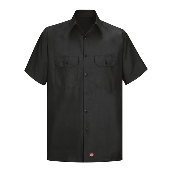 Red Kap Ripstop Short Sleeve Work Shirt - Red Kap Ripstop Short Sleeve Work Shirt - Image 2 of 13