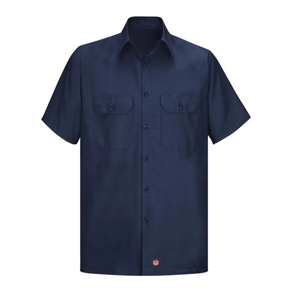 Red Kap Ripstop Short Sleeve Work Shirt - Red Kap Ripstop Short Sleeve Work Shirt - Image 12 of 13