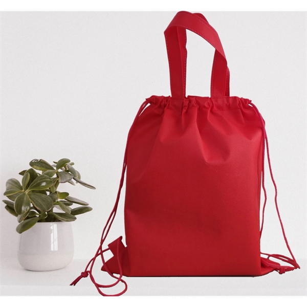 Nonwoven Drawstring Bag with Handles - Nonwoven Drawstring Bag with Handles - Image 3 of 4