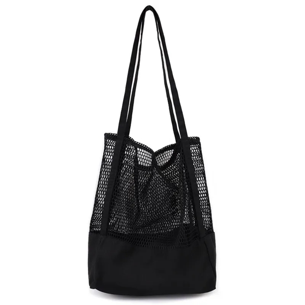 Sheer Mesh Tote Bag - Sheer Mesh Tote Bag - Image 0 of 3