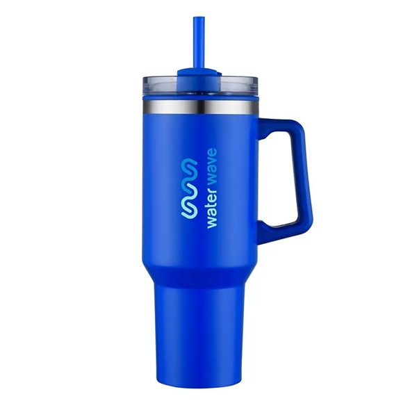 Connor 40 oz. Steel/PP Liner Travel Mug - Connor 40 oz. Steel/PP Liner Travel Mug - Image 2 of 6