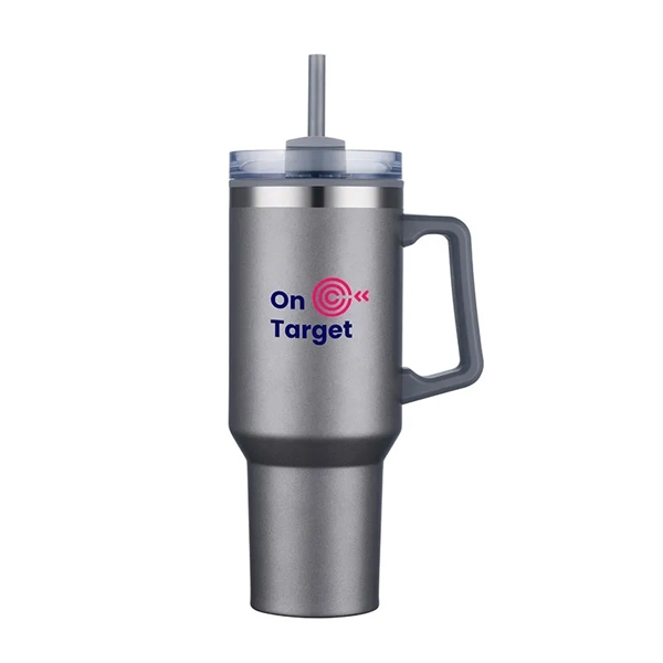 Connor 40 oz. Steel/PP Liner Travel Mug - Connor 40 oz. Steel/PP Liner Travel Mug - Image 4 of 6