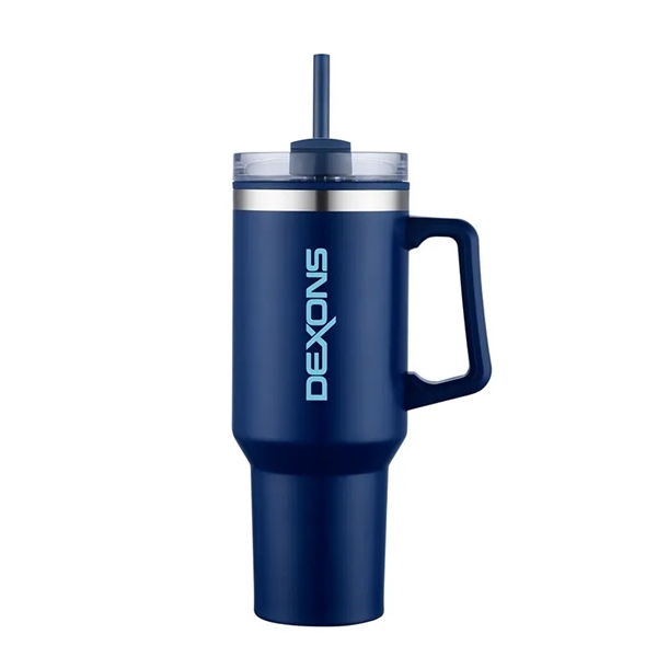 Connor 40 oz. Steel/PP Liner Travel Mug - Connor 40 oz. Steel/PP Liner Travel Mug - Image 5 of 6