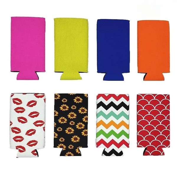 12 oz Slim Neoprene Can Cooler - 12 oz Slim Neoprene Can Cooler - Image 2 of 2