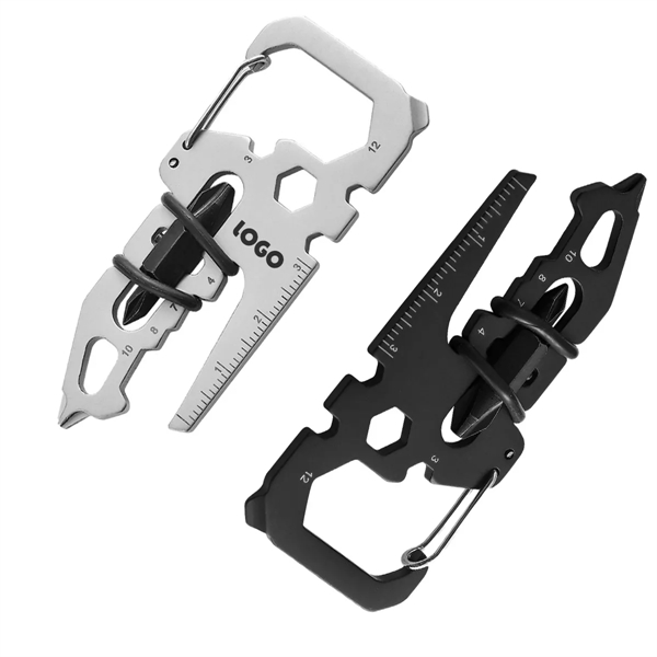 15 in 1 Tool Card Keychain - 15 in 1 Tool Card Keychain - Image 0 of 5