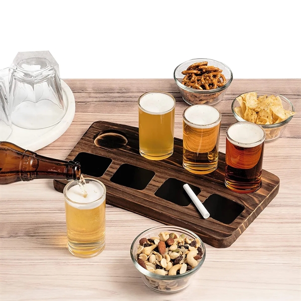 Vintage Beer Flight Serving Board - Vintage Beer Flight Serving Board - Image 2 of 5