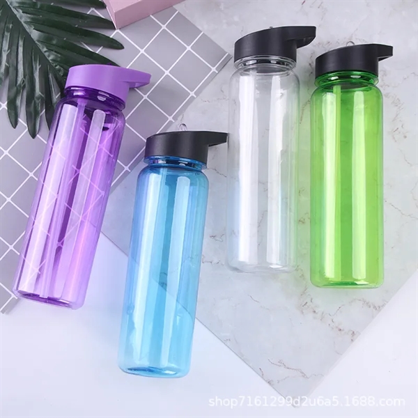 24 oz Bottles with Flip Straw Lid - 24 oz Bottles with Flip Straw Lid - Image 1 of 1