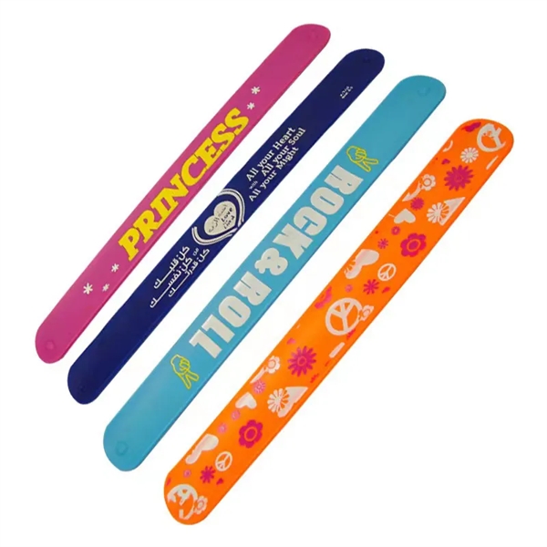 Customized Silicone Ruler Slap Snap Band - Customized Silicone Ruler Slap Snap Band - Image 0 of 1