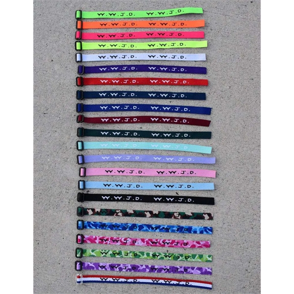 Custom Woven Fabric Wristbands for Events - Custom Woven Fabric Wristbands for Events - Image 3 of 6