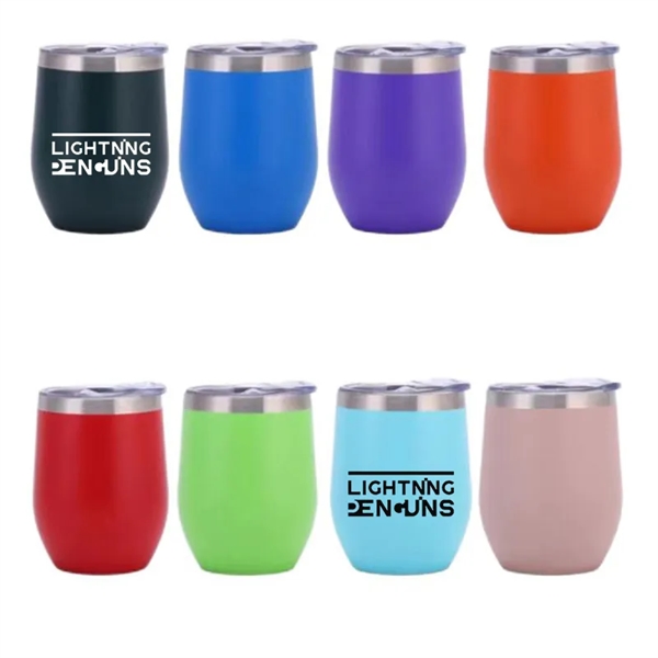 12 Oz Reusable Steel Cups - 12 Oz Reusable Steel Cups - Image 0 of 1