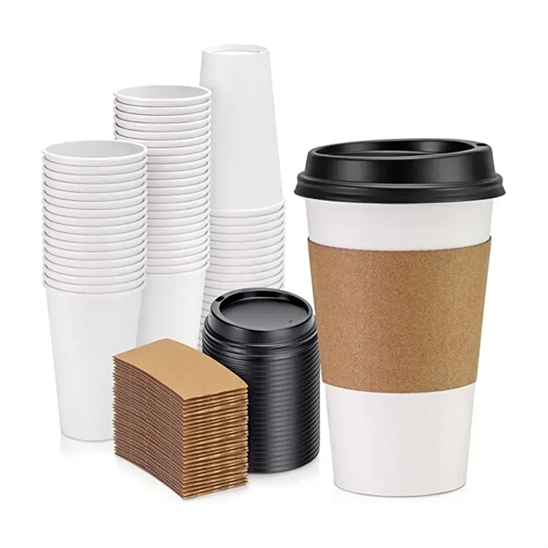 One or Full Color Coffee Cup Sleeves - One or Full Color Coffee Cup Sleeves - Image 2 of 2