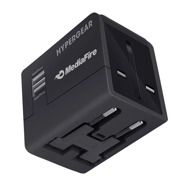 Hypergear All-in-One World Travel Adapter - Black - Hypergear All-in-One World Travel Adapter - Black - Image 0 of 7