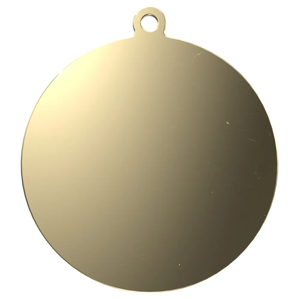 2 1/4" Express Brass Vibraprint® Insert Medal in Gold - 2 1/4" Express Brass Vibraprint® Insert Medal in Gold - Image 2 of 2