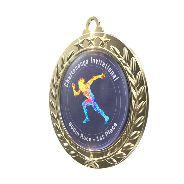 2 3/4'' Express Vibraprint® Insert Medal - 2 3/4'' Express Vibraprint® Insert Medal - Image 1 of 10