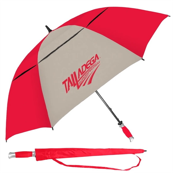 The Vented Typhoon Tamer™ Umbrella with 62" Arc Canopy - The Vented Typhoon Tamer™ Umbrella with 62" Arc Canopy - Image 0 of 29