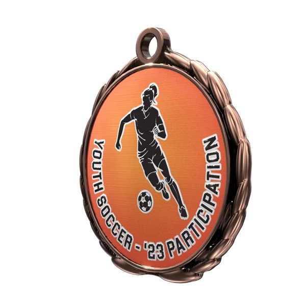 1 1/2" Express Vibraprint® Insert Medal - 1 1/2" Express Vibraprint® Insert Medal - Image 4 of 10