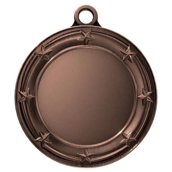 1 3/4" Express Vibraprint® Star Border Insert Medal - 1 3/4" Express Vibraprint® Star Border Insert Medal - Image 10 of 10