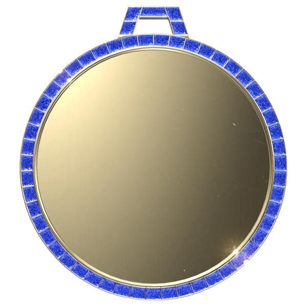 2 1/4" Express Vibraprint® Blue Glitter Insert Medal - 2 1/4" Express Vibraprint® Blue Glitter Insert Medal - Image 7 of 10