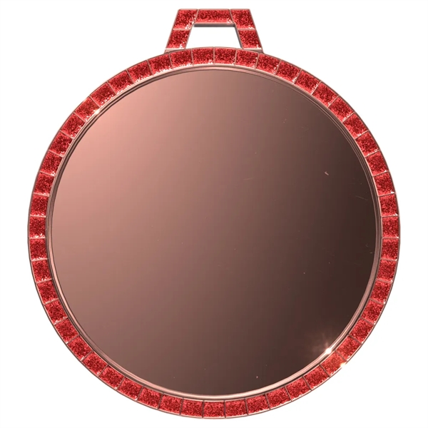 2 1/4" Express Vibraprint® Red Glitter Insert Medal - 2 1/4" Express Vibraprint® Red Glitter Insert Medal - Image 10 of 10