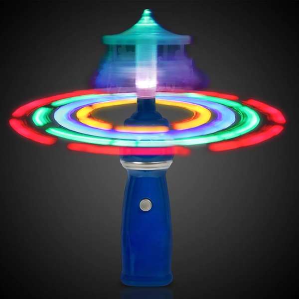 LED Merry Go Round Spinner Wand - LED Merry Go Round Spinner Wand - Image 3 of 6