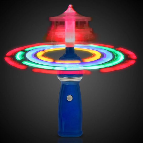 LED Merry Go Round Spinner Wand - LED Merry Go Round Spinner Wand - Image 4 of 6