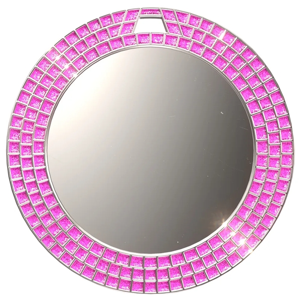 2 3/4" Express Vibraprint® Pink Glitter Insert Medal - 2 3/4" Express Vibraprint® Pink Glitter Insert Medal - Image 9 of 10