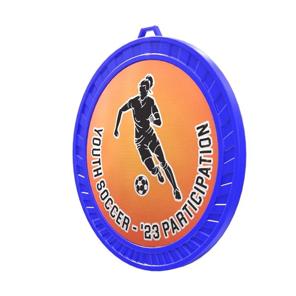 2 3/4" Express Vibraprint® Spray Plated Insert Medal - 2 3/4" Express Vibraprint® Spray Plated Insert Medal - Image 18 of 38