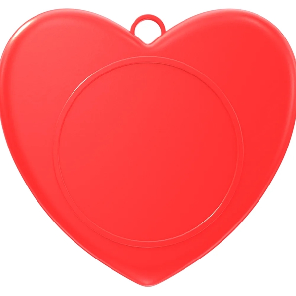 3" Express Vibraprint Heart Shaped Insert Medal - 3" Express Vibraprint Heart Shaped Insert Medal - Image 5 of 7